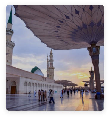 View of Masjid Nabawi During Umrah Journey